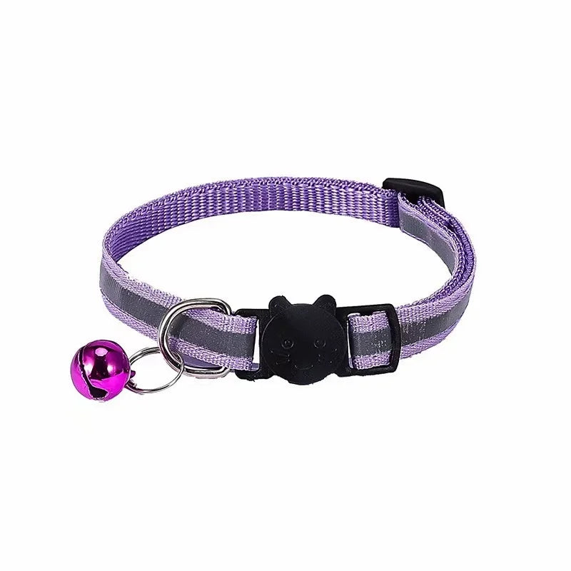 Cartoon Cat Head Reflective Pet Collar - ProPawPet.com