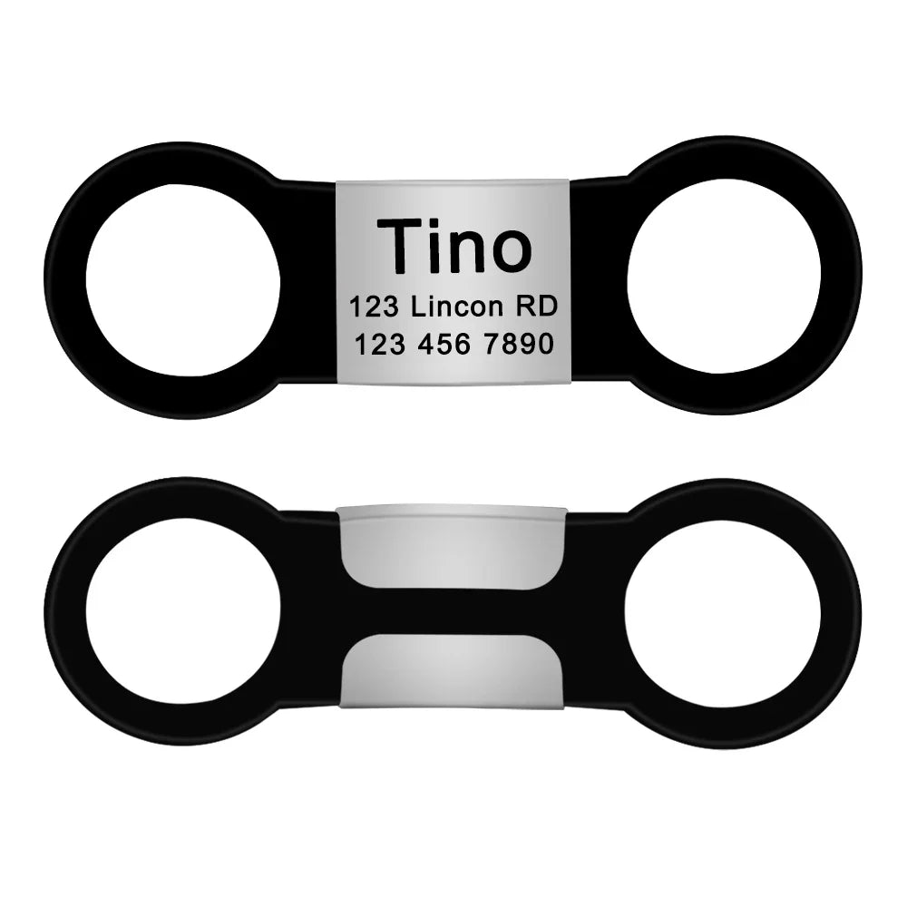 Nameplate Engraved Id Tag Dog Cat Collar - ProPawPet.com