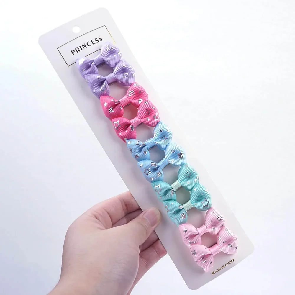 10pcs Easy-on Dog Hair Clips Diverse Styles - ProPawPet.com