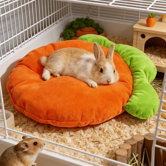 1PC Warm Carrot Shaped Rabbit Mat Soft - ProPawPet.com