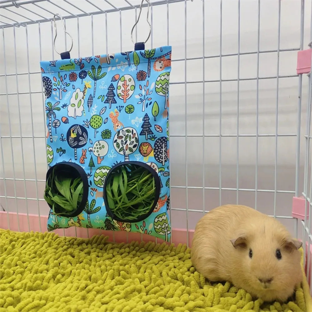 3 Holes Hanging Rabbit Hay Feeder Dispenser - ProPawPet.com