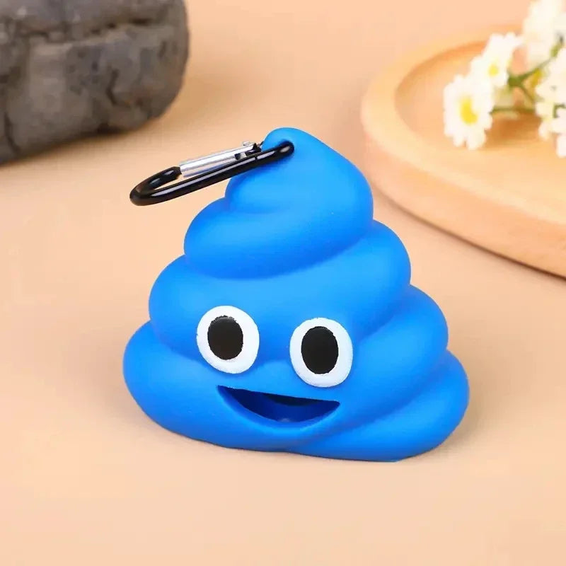 Creative Poop Shaped Pet Waste Pouch, Portable