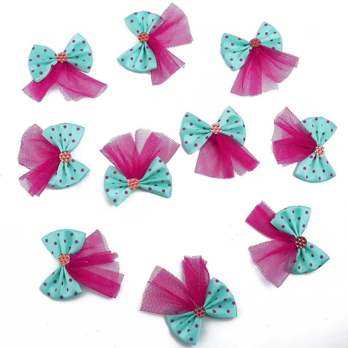 5/10pcs Lace Dog Hairbows Dog Bows With - ProPawPet.com
