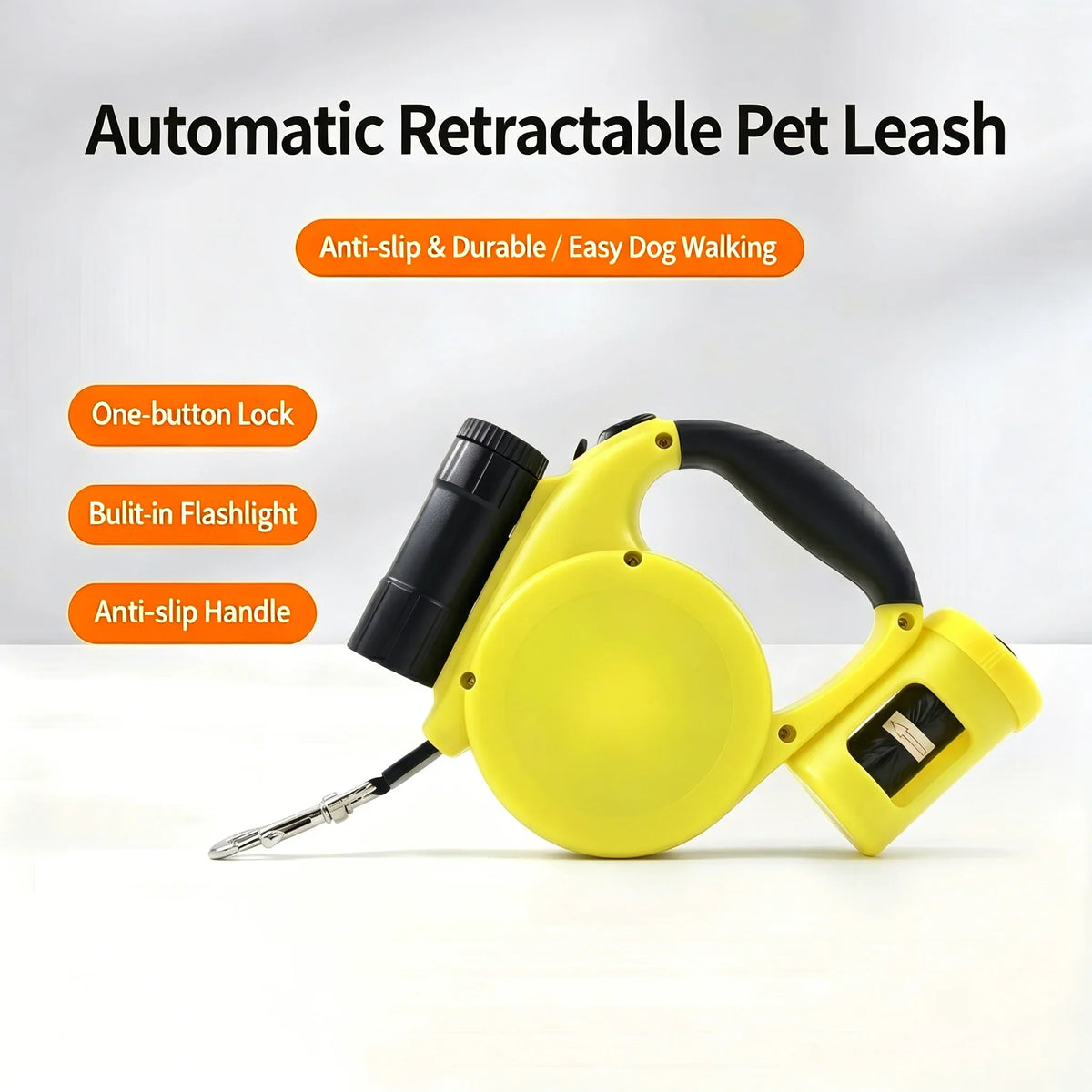 Pet Leash, Nylon Retractable Dog Lead – 7 Colors