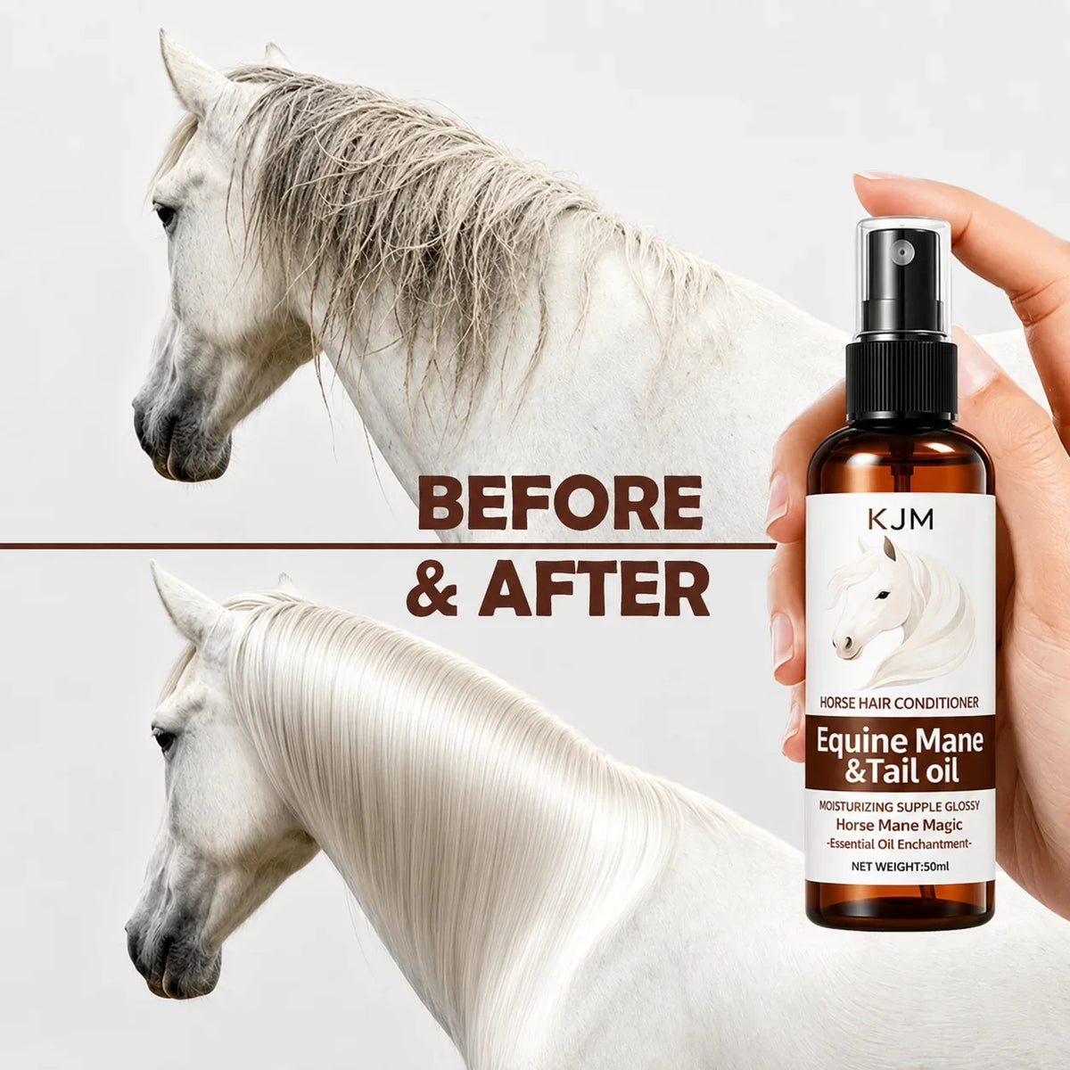 KJM Horse Mane Detangling Spray All Breeds - ProPawPet.com