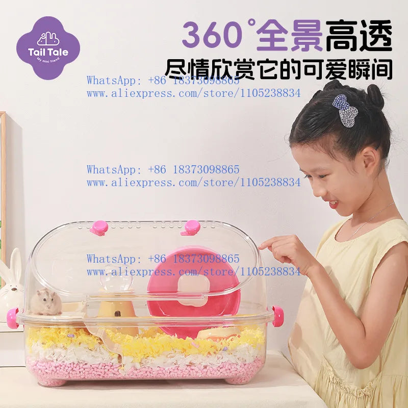 Ear bubble apartment hamster cage cage pet, - ProPawPet.com