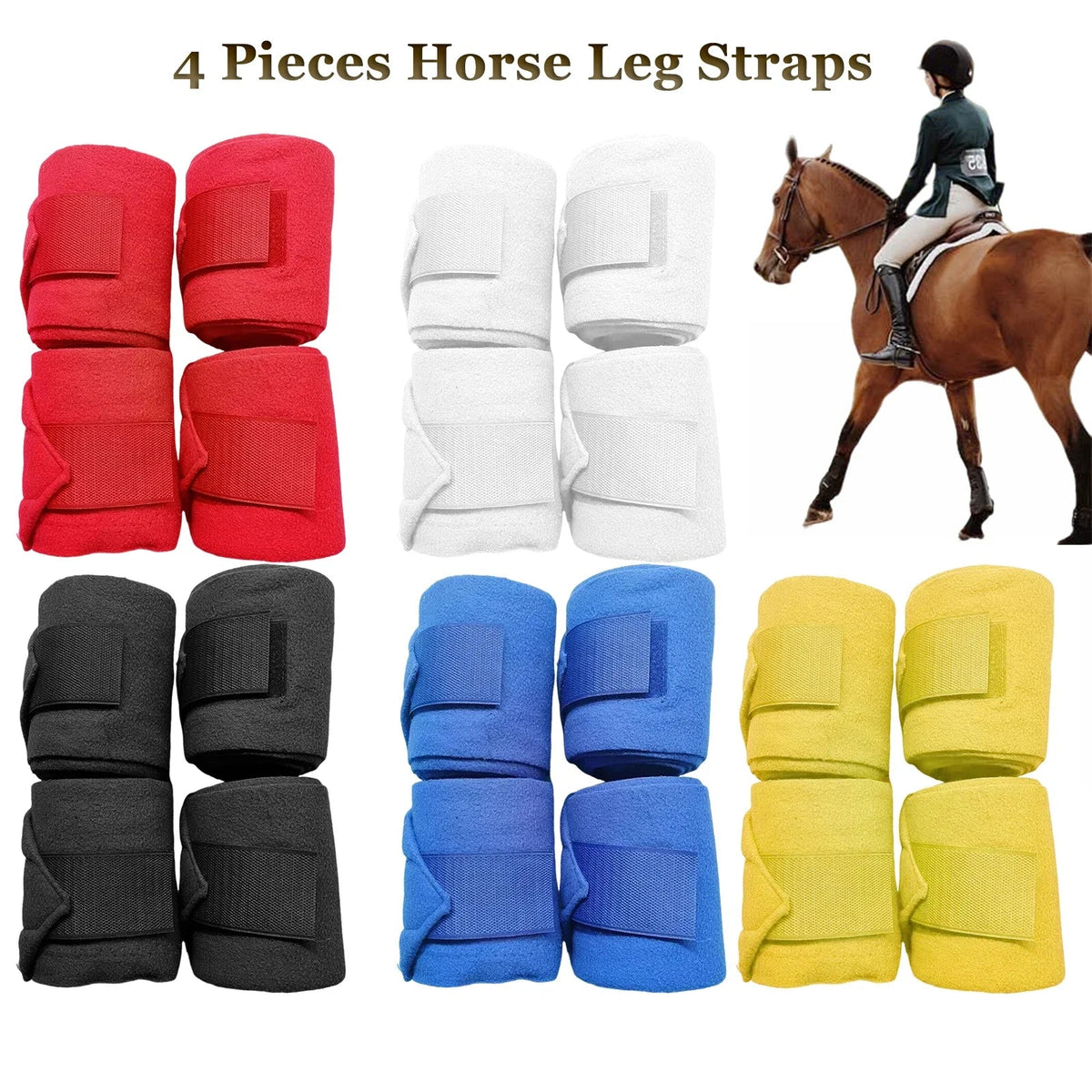 2026 4Pcs Soft Horse Front Leg Protective - ProPawPet.com