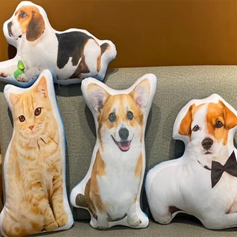 3d Cat Dog Animal Shaped Pillow Customized - ProPawPet.com