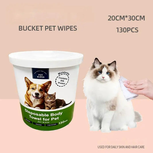 130 pcs pet wipes for cats and dogs, - ProPawPet.com
