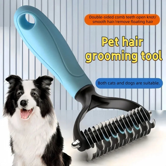 1 Pair Pet Comb Double-Sided Open Knot Comb - ProPawPet.com