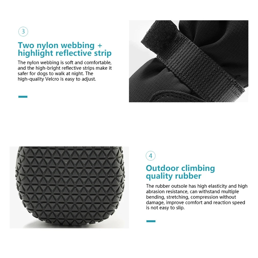 Dog Boots for Large Dogs Waterproof - ProPawPet.com