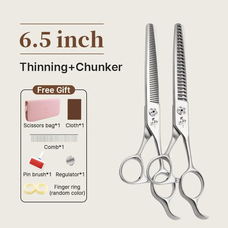 Fenice Slim Narrow Dog Grooming Scissors Set - ProPawPet.com