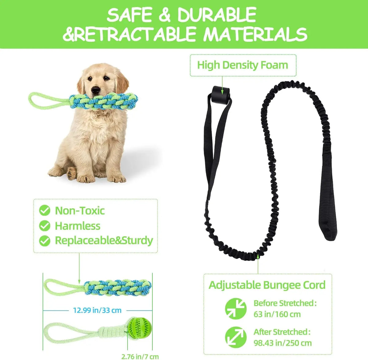Spring Pole Dog Rope Toys, Dog Interactive - ProPawPet.com