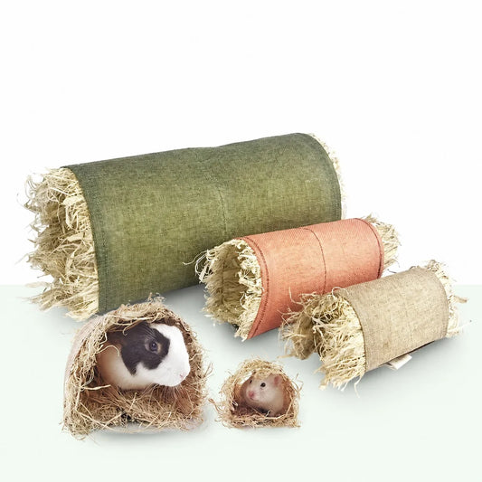 Small Pet Tunnel Hideout Cotton Linen Rabbit - ProPawPet.com