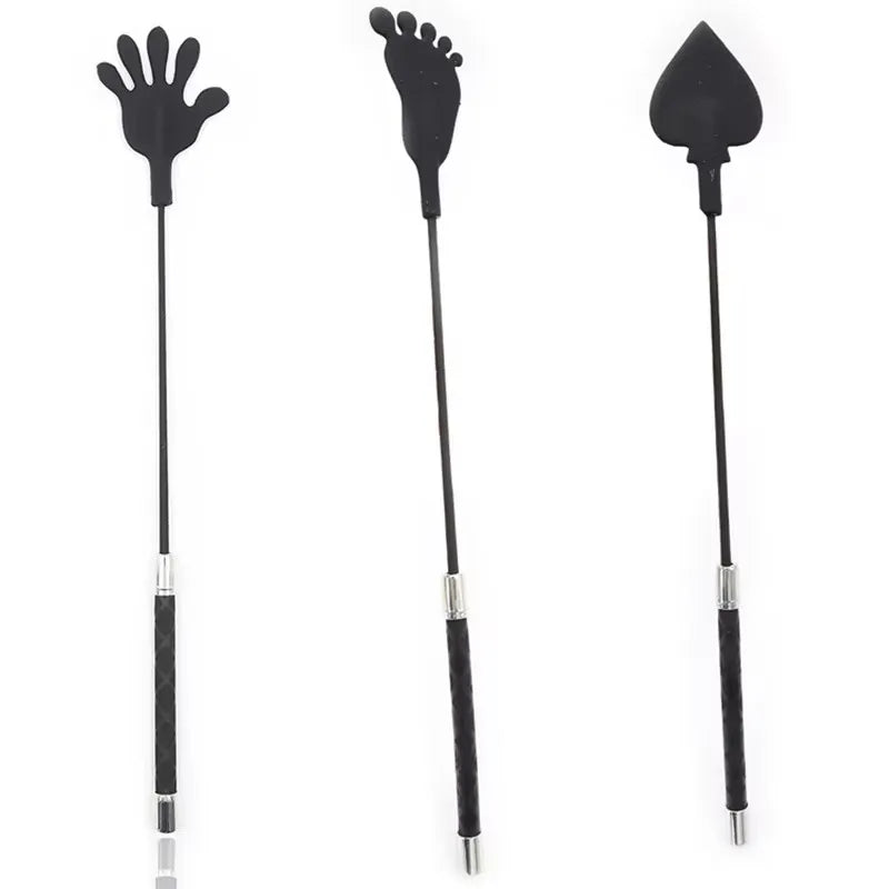 47CM Black Silicone Heart Top Long Straight - ProPawPet.com