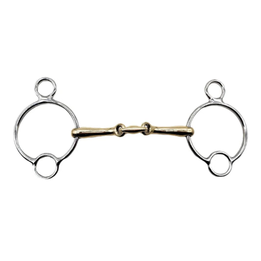 135mm Copper Three-Ring Snaffle Horse Bits - ProPawPet.com