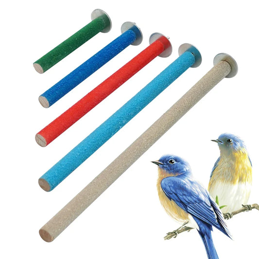 1Pc Pet Bird Chew Toys Parrot Perches Stand - ProPawPet.com