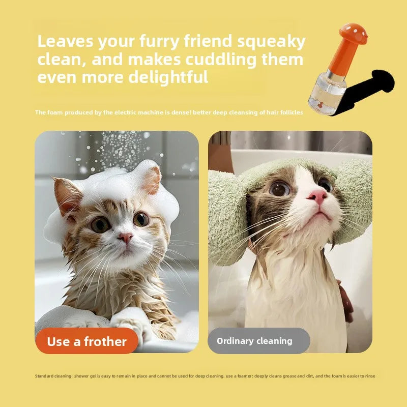 Rechargeable Pet Foaming Ma Dog Cat Bath - ProPawPet.com