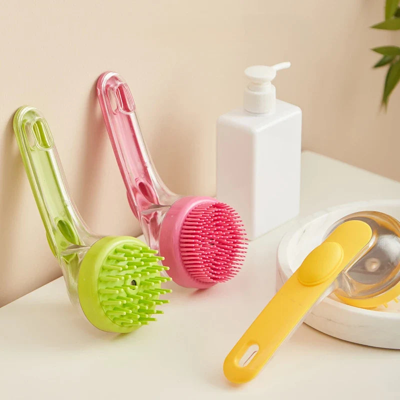New 2‑in‑1 Pet Bath Brush with Soap - ProPawPet.com