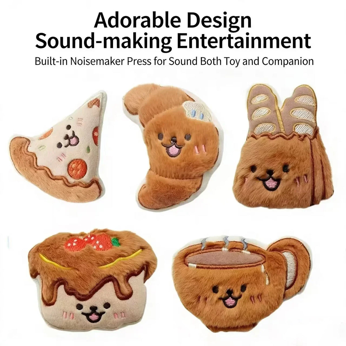 Plush Squeaky Dog Toys for Small Breeds, - ProPawPet.com