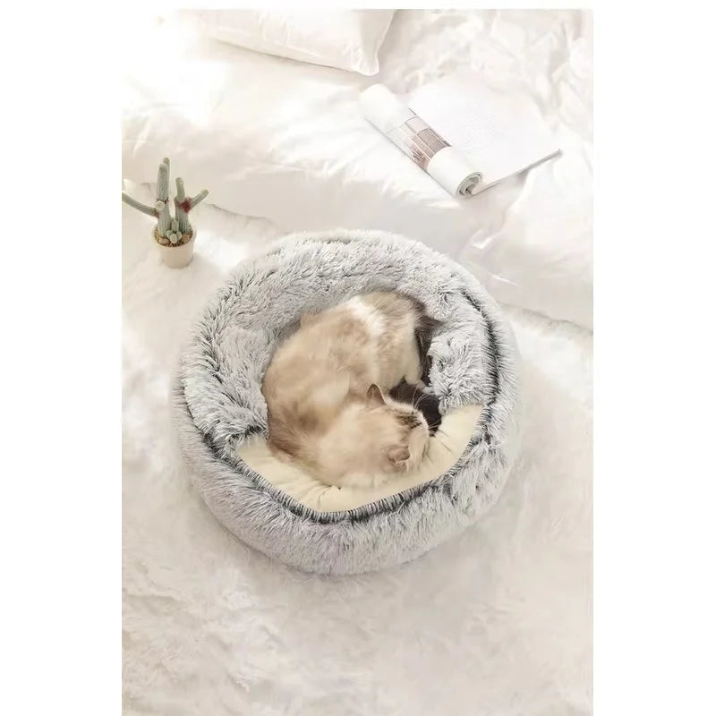 Winter Plush Pet Bed for Cats - Soft - ProPawPet.com