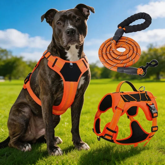 New Reflective Tactical Dog Harness No Pull - ProPawPet.com