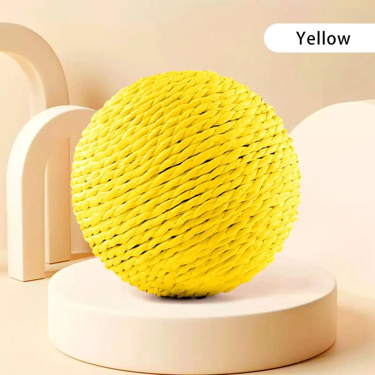 10CM Interactive Sisal Cat Scratching Ball - ProPawPet.com