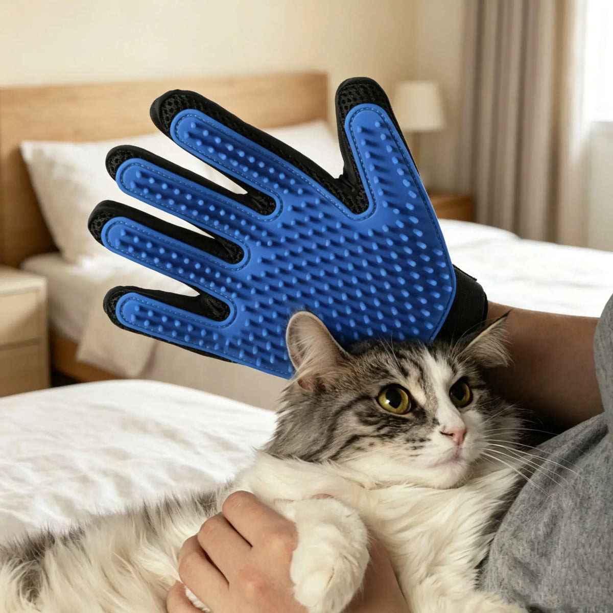 Pet Hair Glove Comb Pet Dog Cat Grooming - ProPawPet.com