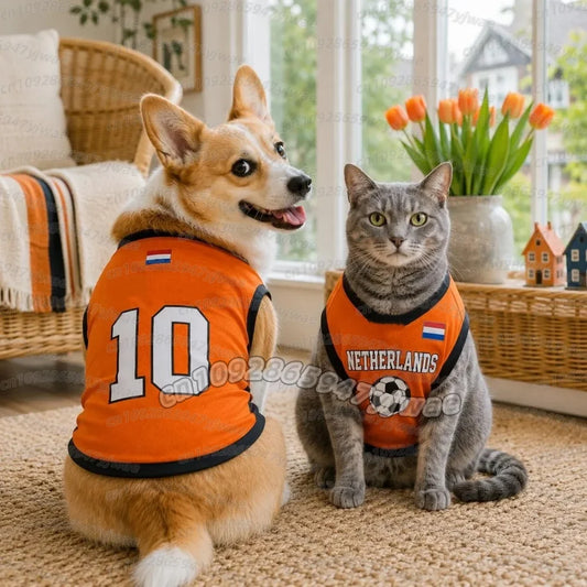 26 Summer Dog Clothes Netherlands FLAG print - ProPawPet.com