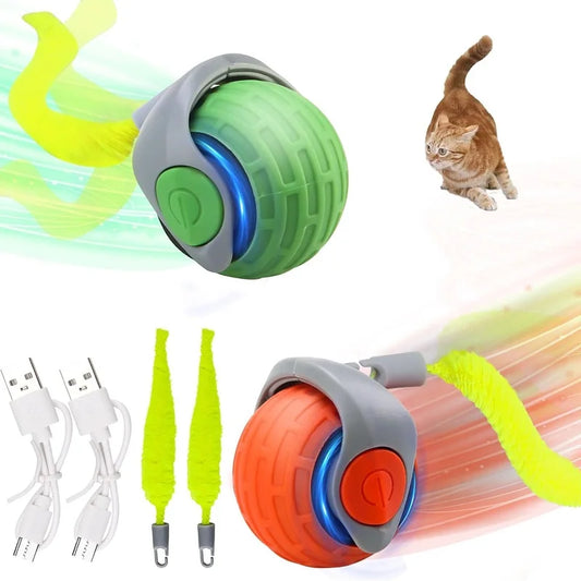 Interactive Cat Toys Ball Rechargeable Smart - ProPawPet.com