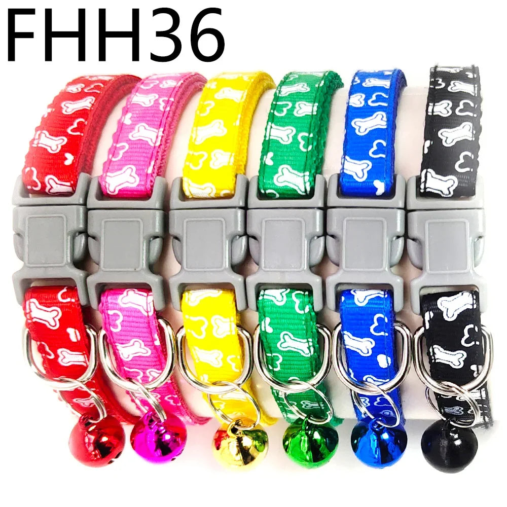 12Pcs Collars Cute with Bells Pet Necklace - ProPawPet.com
