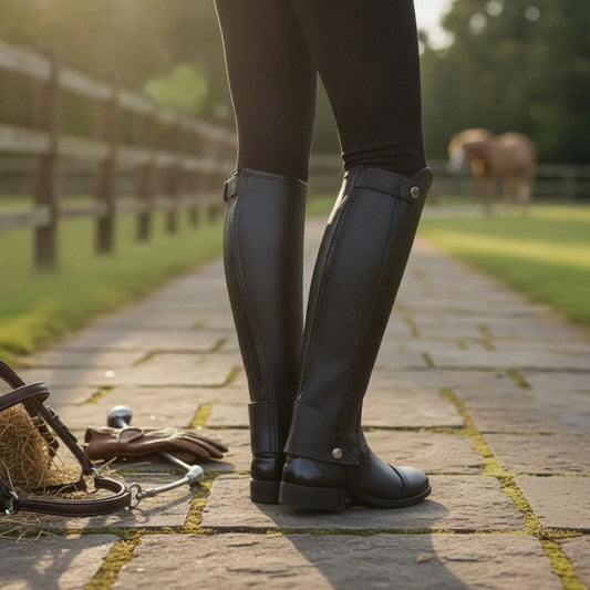 Half Chaps Microfiber Riding Gaiters Legwear - ProPawPet.com