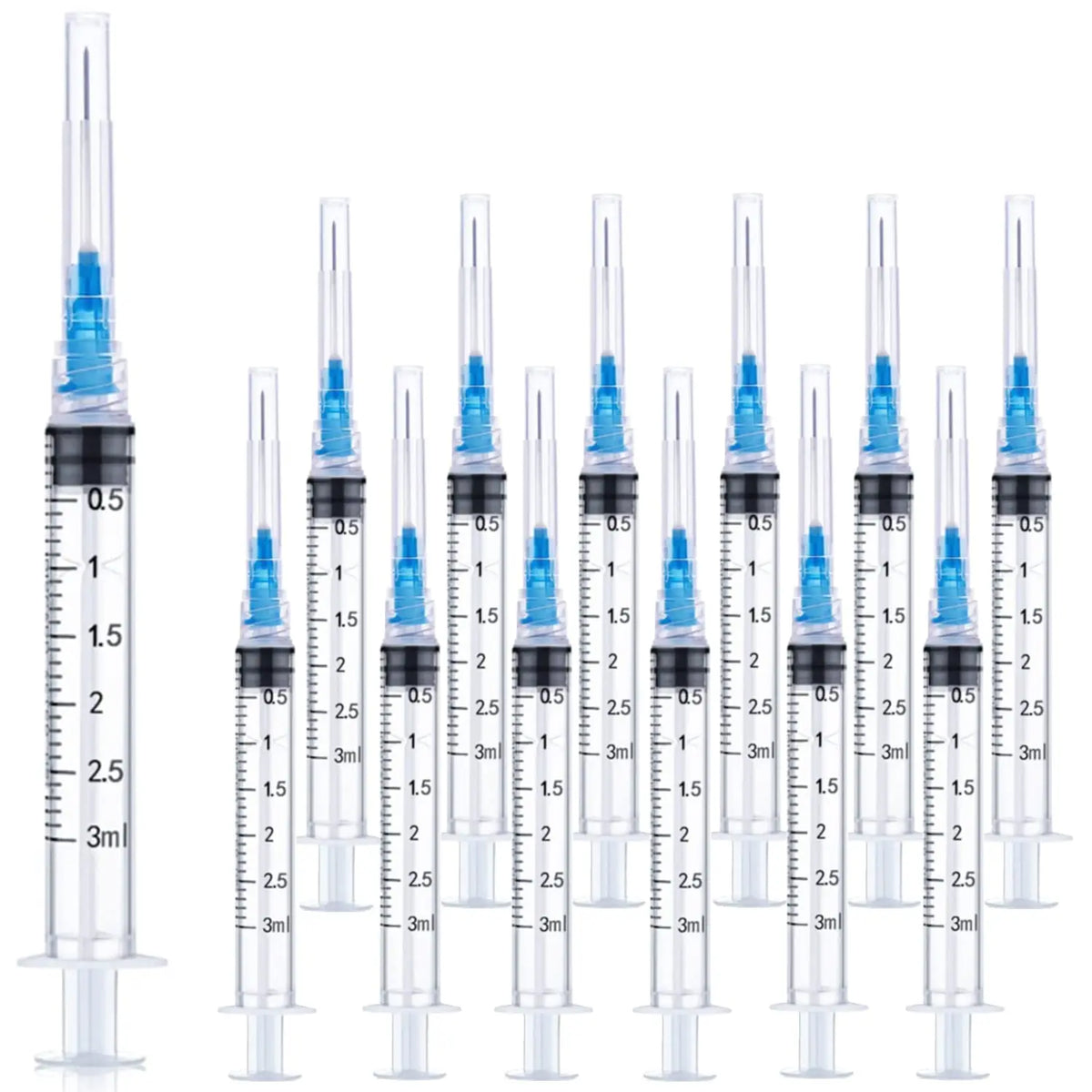 100/50Pack 3ml Syringes with Needles - ProPawPet.com