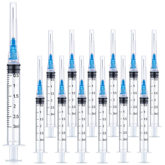 100/50Pack 3ml Syringes with Needles - ProPawPet.com