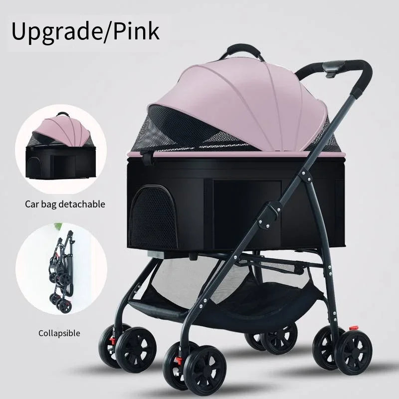 Pet Car Strollers 3IN1 Lightweight Foldable Specifically – 7 Colors
