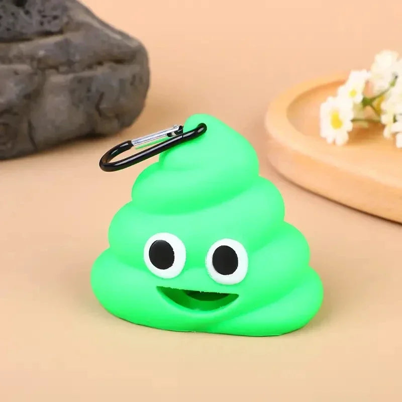 Creative Poop Shaped Pet Waste Pouch, Portable