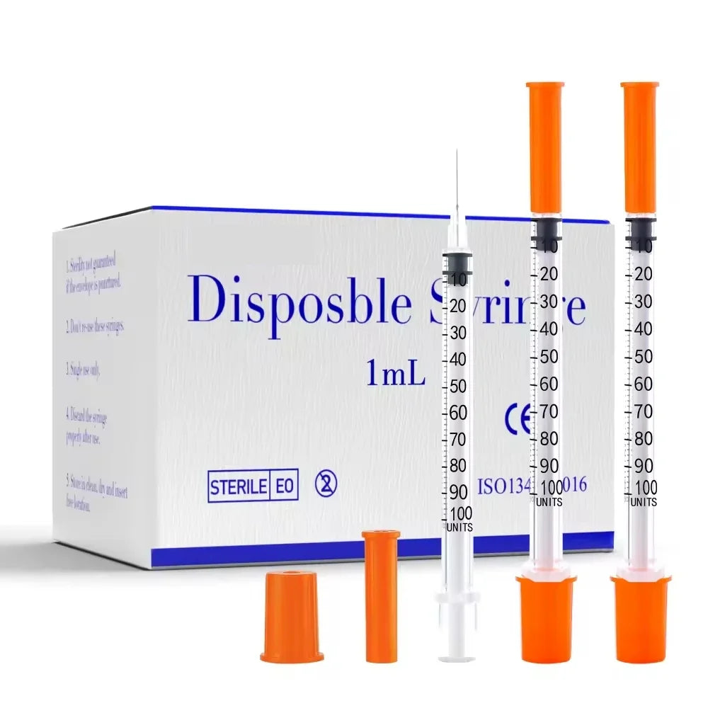 100pcs 1ml/cc 30G 8mm /31G 6mm Disposable - ProPawPet.com