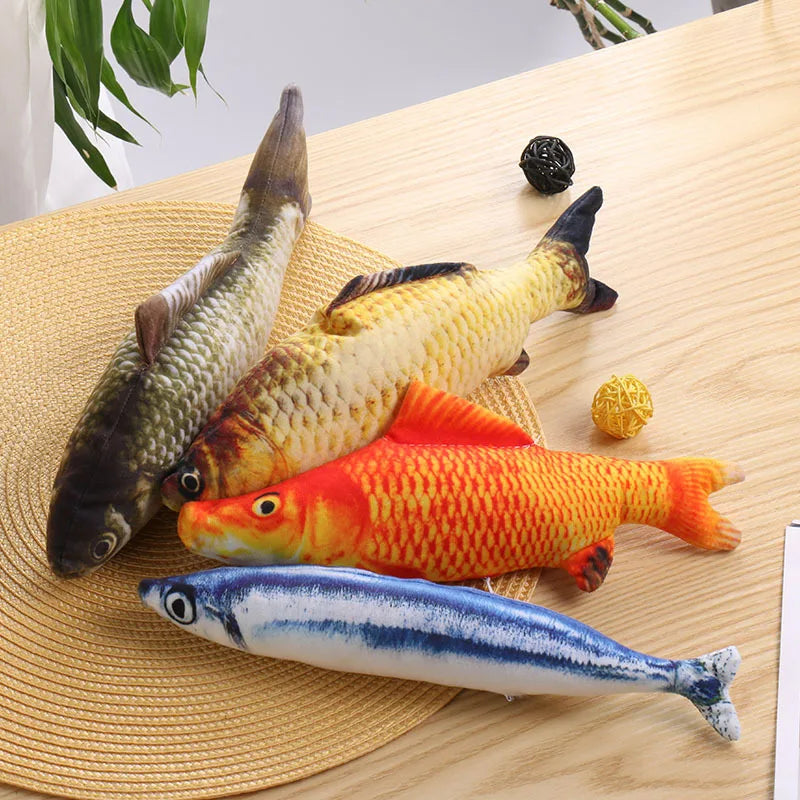 Simulation Fish Cat Toys Soft Plush Catnip - ProPawPet.com