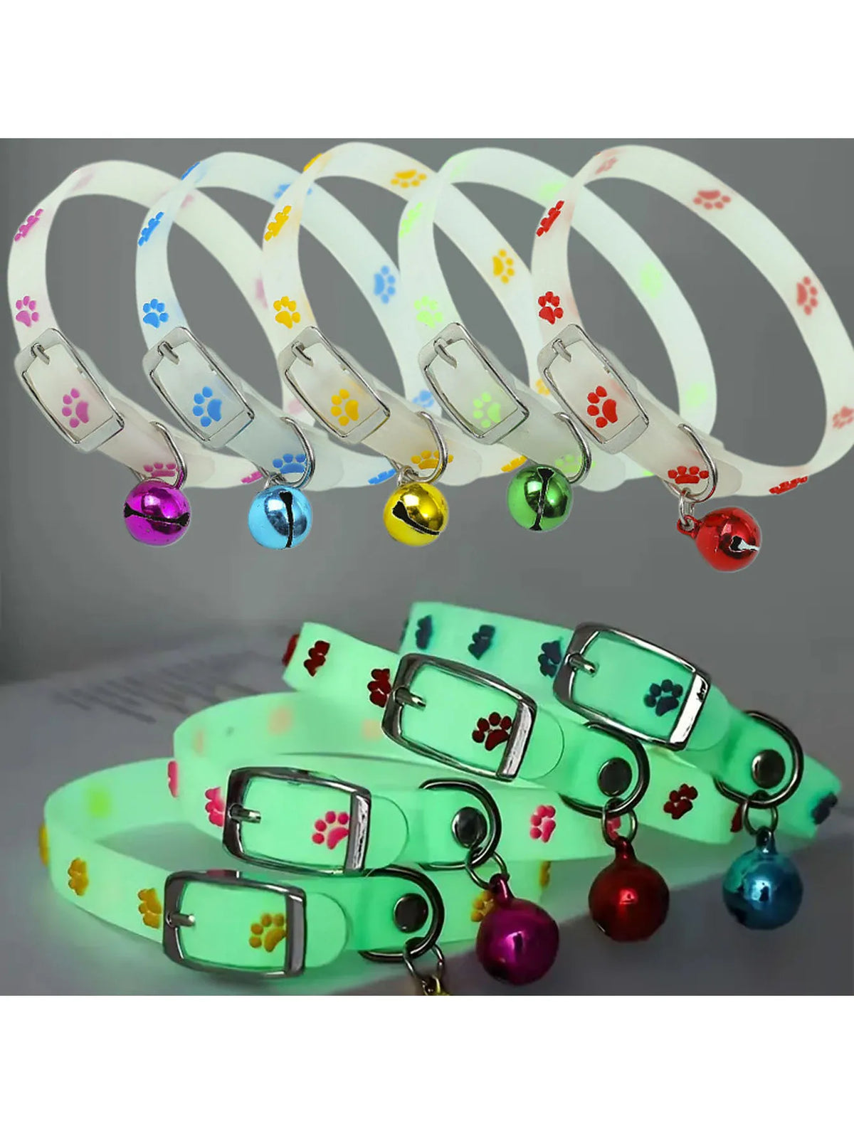 1 Pc 29cm Pet Collar, Night Glowing Cute Pet - ProPawPet.com