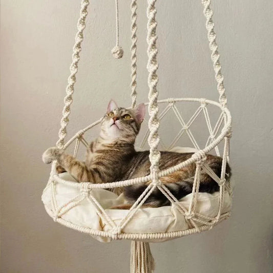 1PC Winter Hand-Woven Kitten Hammock Hanging - ProPawPet.com