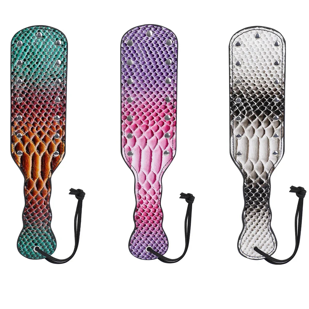 31.7CM PU LEATHER Spanking Paddle Horse Whip - ProPawPet.com