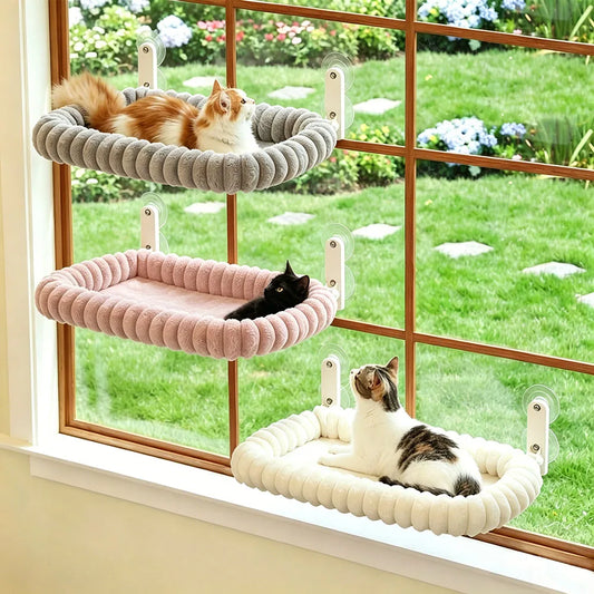 Foldable Cat Window Perch -with 4-Sided - ProPawPet.com