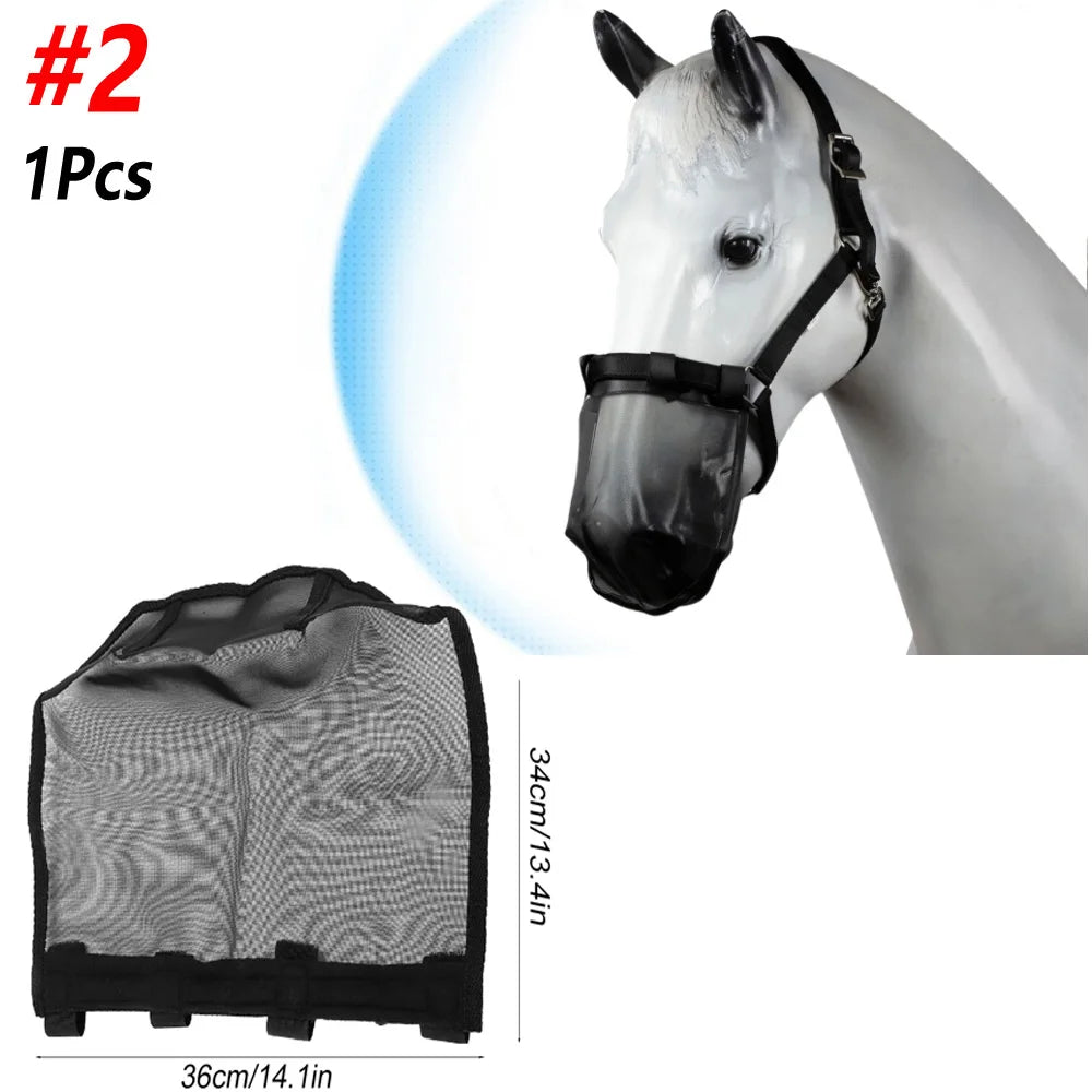 Breathable Anti-mosquito Horse Hood, Multi-size