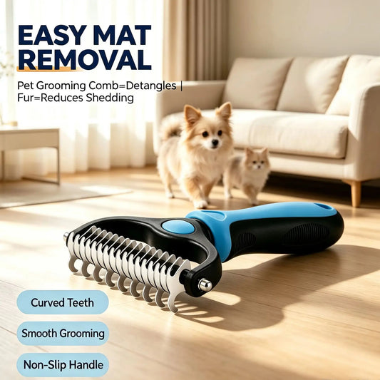 1p Professional Pet Deshedding Brush Dog - ProPawPet.com