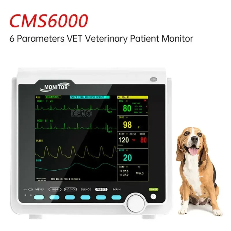 Sinohero Cms6000 Portable Veterinary Monitor Oximeter Detector for Dogs