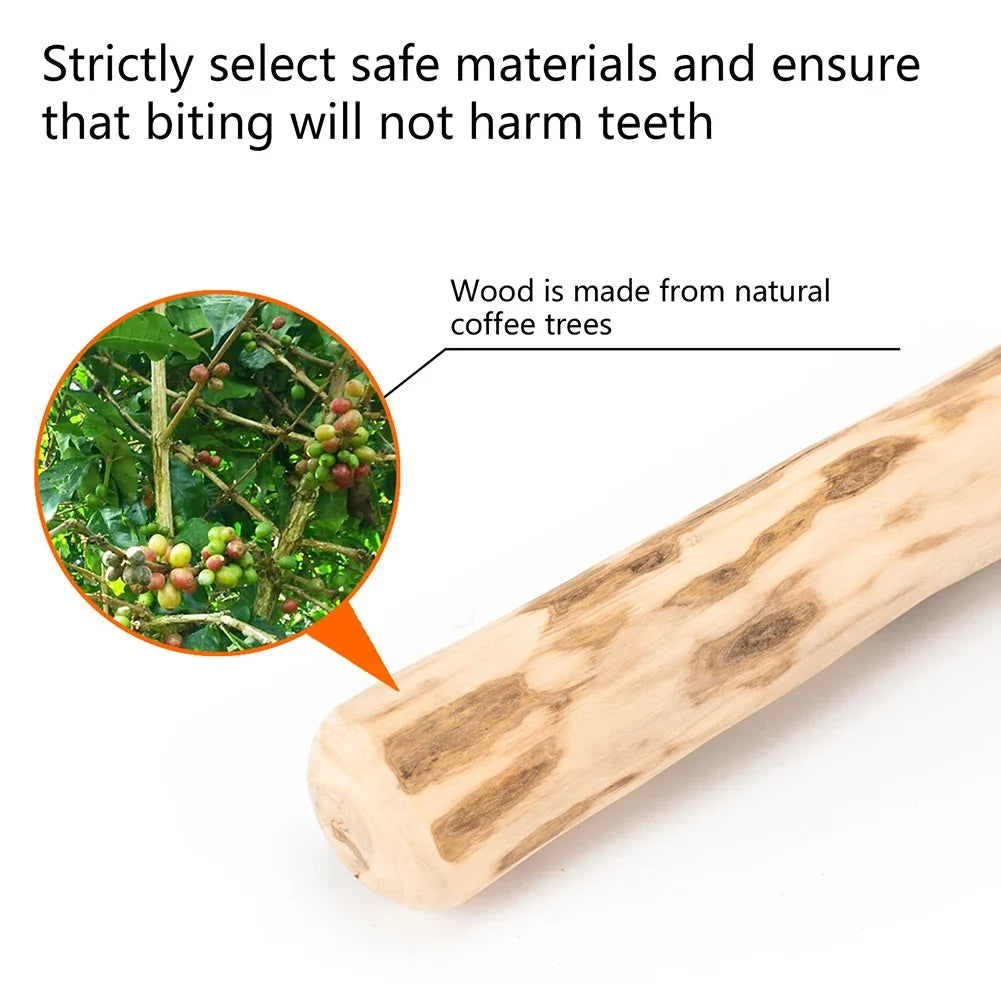 Natural Coffee Wood Dog Chew Toys Long - ProPawPet.com