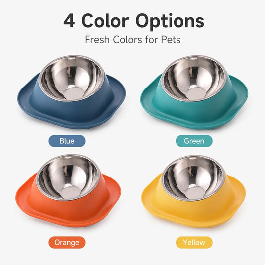 4 Colors Stainless Steel Dog Bowl Cat Food - ProPawPet.com