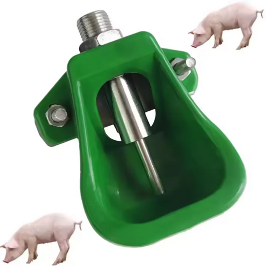Automatic Green Plastic Piglet Drinking - ProPawPet.com