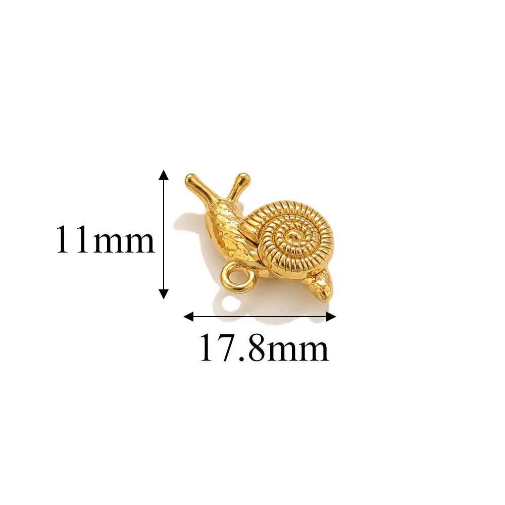 5pcs Stainle Steel Gold Animal Charms For - ProPawPet.com