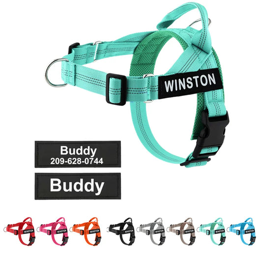 Personalized Dog Harness Reflective - ProPawPet.com